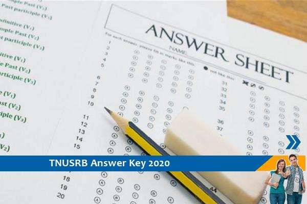 TNUSRB Answer Key 2020- Click here for Police Constable Exam 2020 Answer Key