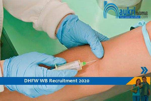 Govt of WB DHFW Recruitment for the post of  Phlebotomist , Apply Now