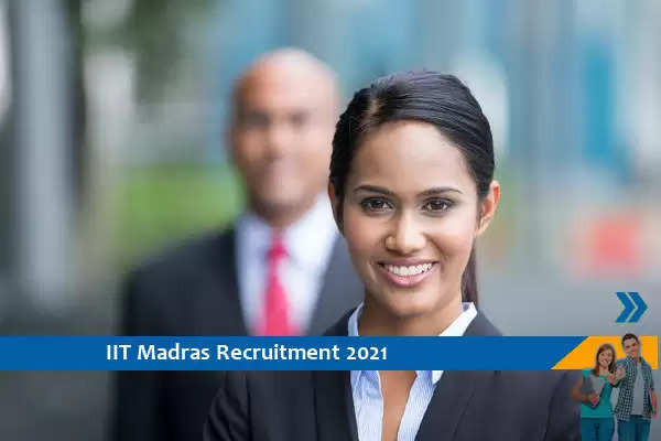 Recruitment to the post of Manager in IIT Madras