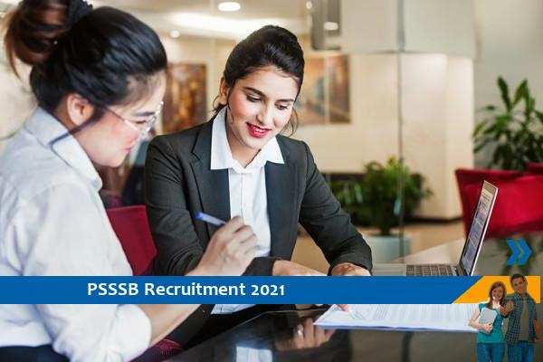 PSSSB Recruitment for the post of Clerk