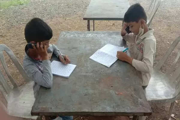 Education started in government schools till class VIII through radio