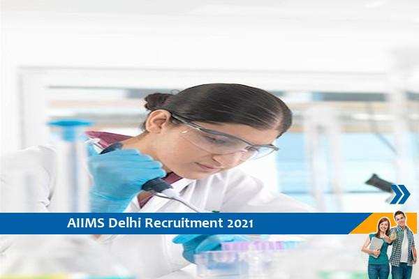 Recruitment of Lab Technician in AIIMS Delhi