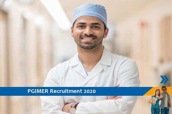 PGIMER Chandigarh Recruitment for the post of Medical Officer