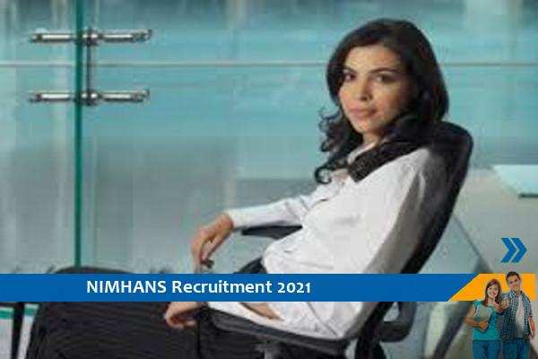 Recruitment to the post of Project Officer in NIMHANS