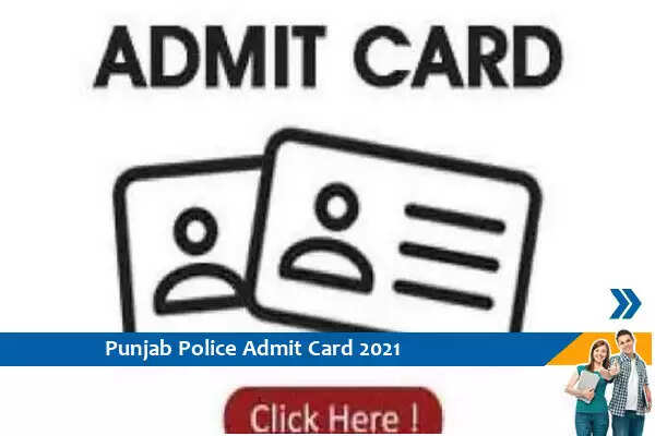 Punjab Police Admit Card 2021 – Click Here for Sub Inspector Exam 2021 Admit Card