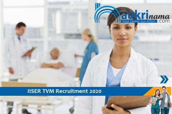 IISER TVM  Project Assistant Recruitment 2020