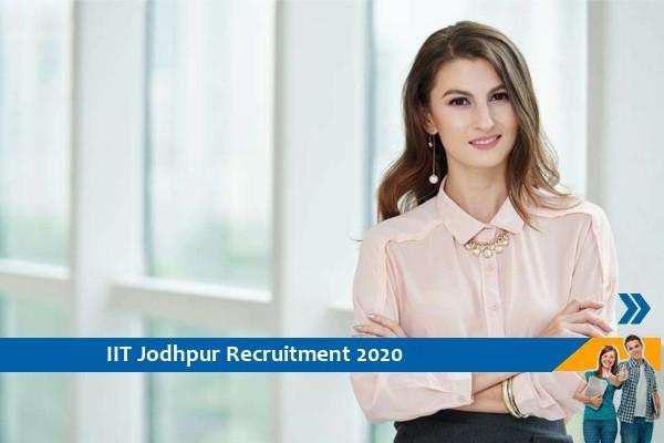 Recruitment for the post of Senior Project Manager, IIT Jodhpur