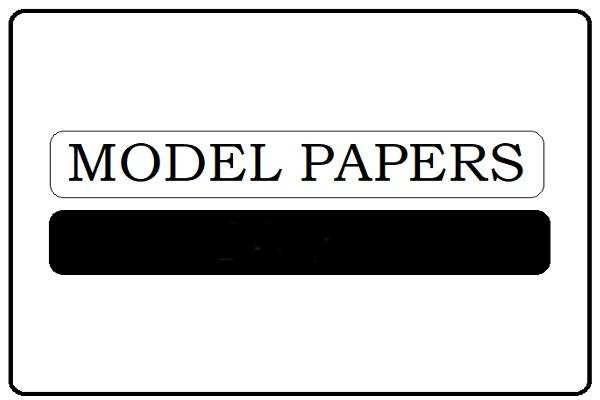 Education Department has released model papers from 6th to 12th
