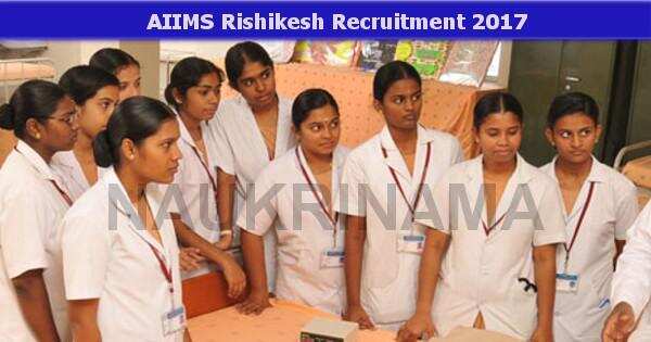 153 Job Openings for Assistant Nursing Superintendent and Staff Nurse in AIIMS Rishikesh
