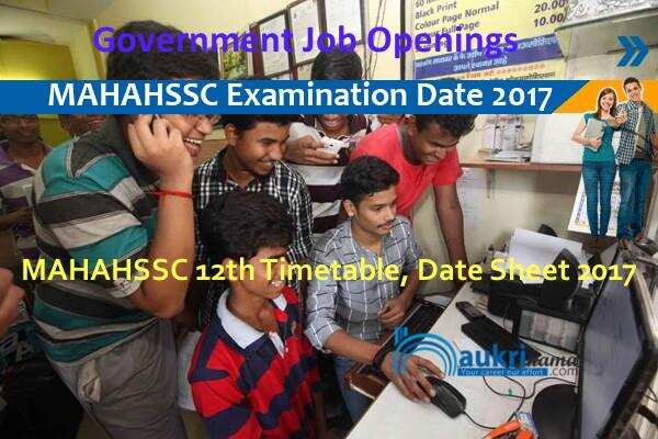 Maharashtra HSC Board has released 12th Time Table, Click Now for Date Sheet