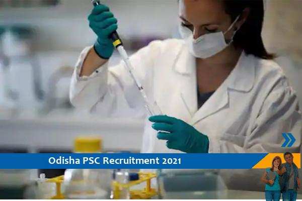 Recruitment of Scientific Officer in OPSC