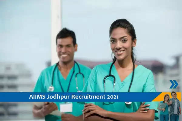 Recruitment for the post of Junior Nurse in AIIMS Jodhpur