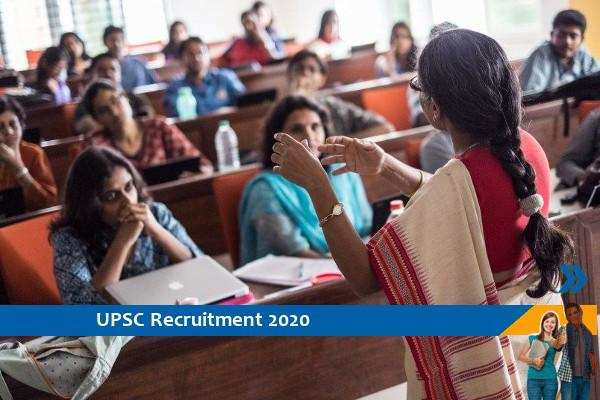 UPSC Recruitment for Assistant Director and Professor Posts