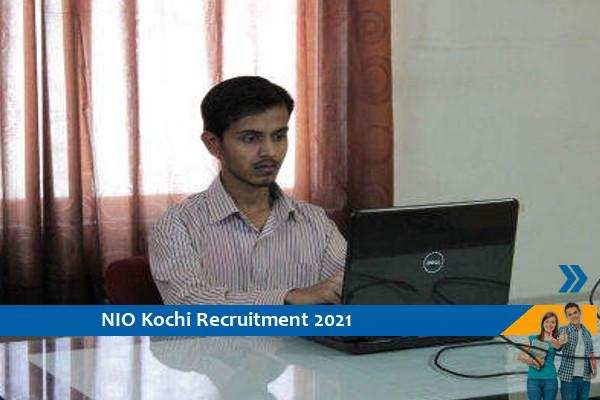 NIO Kochi Recruitment as Project Associate