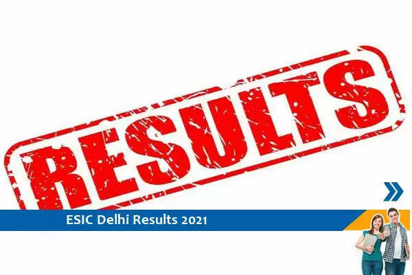 ESIC Patna Results 2021- Click here for Result of Professor and Senior Resident Exam 2021