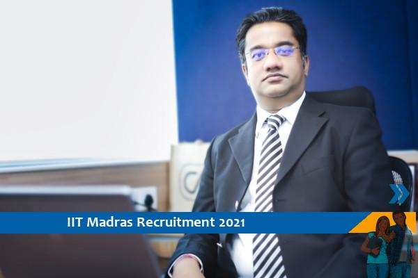 IIT Madras Recruitment to the post of Executive Secretary