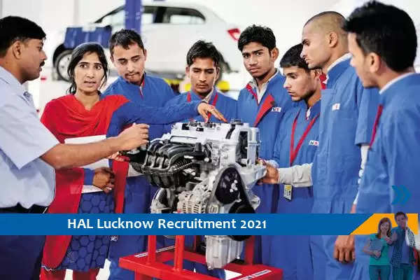 HAL Lucknow Recruitment for the post of Trainee
