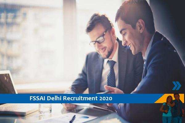 Recruitment for the post of Executive and Joint Director in FSSAI Delhi