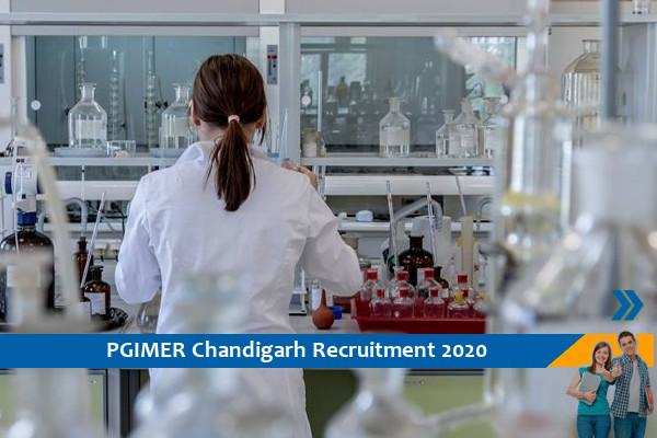 Recruitment to the post of Research Associate in PGIMER Chandigarh