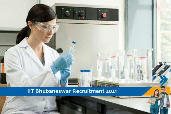 Recruitment for the post of Project Assistant in IIT Bhubaneswar