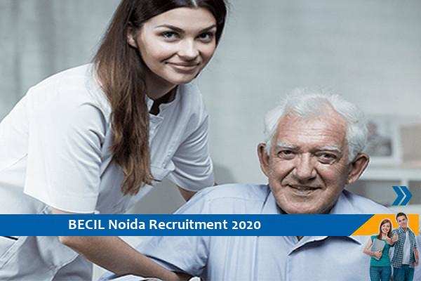 Recruitment for the post of Manager in BECIL Noida