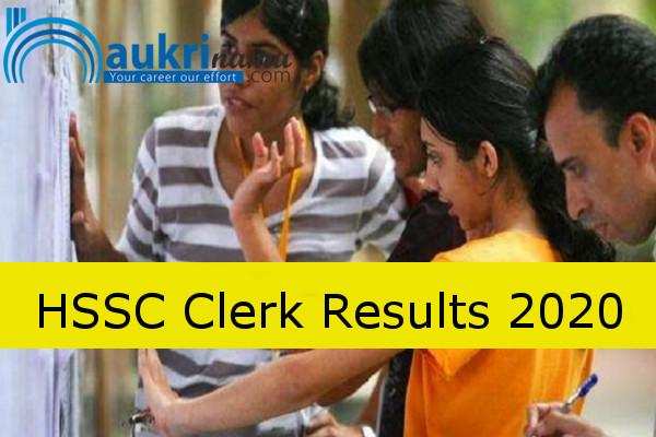 HSSC  2020 Result  for   Clerk Exam 2019  Exam   , Click here for the result