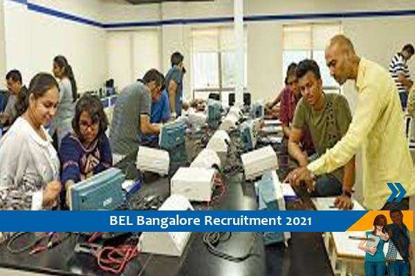 Recruitment of Senior Assistant Engineer in BEL Bangalore