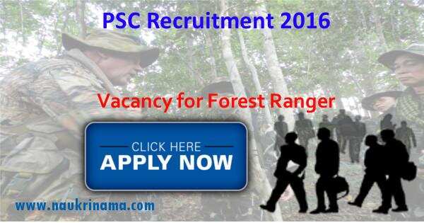 Job Alert- Forest Ranger and Others Openings 2016 in PSC