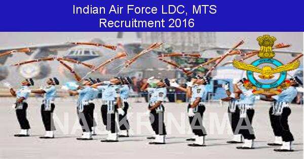 Job Alert: 93 LDC and other Vacancies in IAF-2016