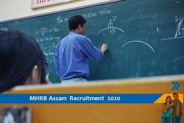 Recruitment for the post of Assistant Professor in MHRB Assam
