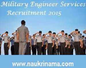 MES Recruitment 2015- 480 Various Posts