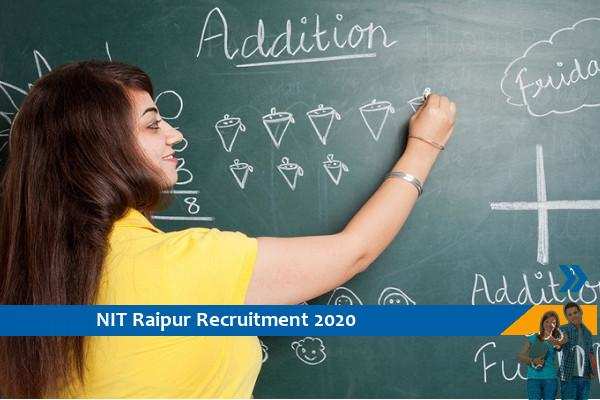 Apply for the post of Teaching Assistant in NIT Raipur