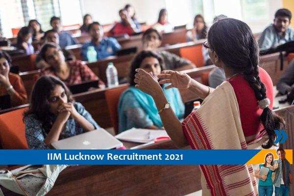 Recruitment for the post of Teaching Assistant in IIM Lucknow