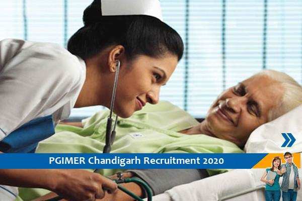 Recruitment to the post of Nursing Assistant in PGIMER Chandigarh