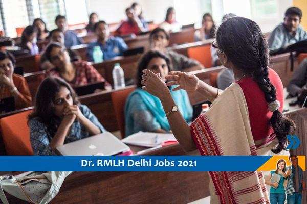 Recruitment of Assistant Professor in RMLH Delhi