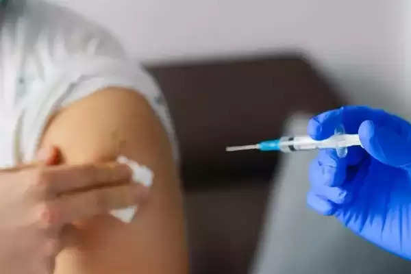 73 percent people of the district associated with the education department took the vaccine