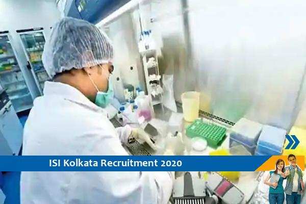 ISI Kolkata Recruitment for the post of Scientist