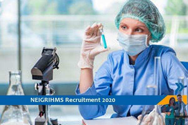 Recruitment of Lab Technician in NEIGRIHMS Shillong