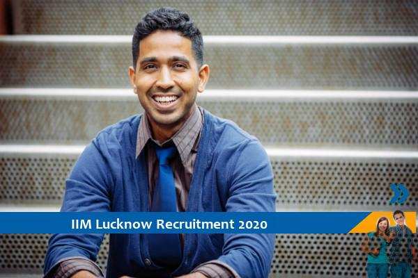 IIM Lucknow Recruitment for the post of Project Manager