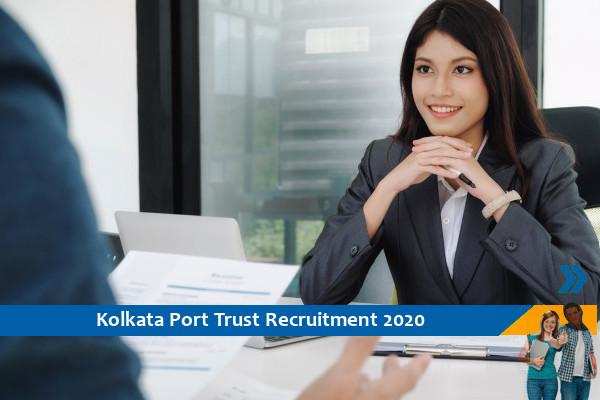 Recruitment of technical personal posts in Kolkata Port Trust
