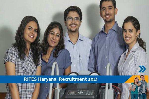 RITES Gurgaon Recruitment for the post of Trainee