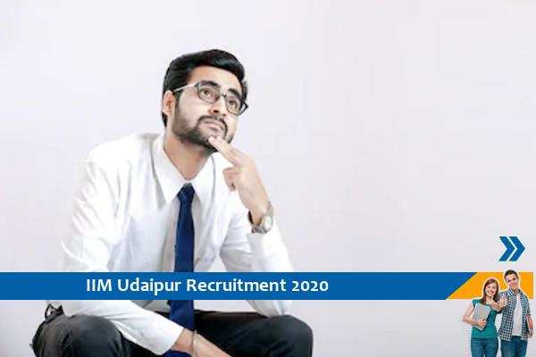 IIM Udaipur Recruitment for Program Lead Posts