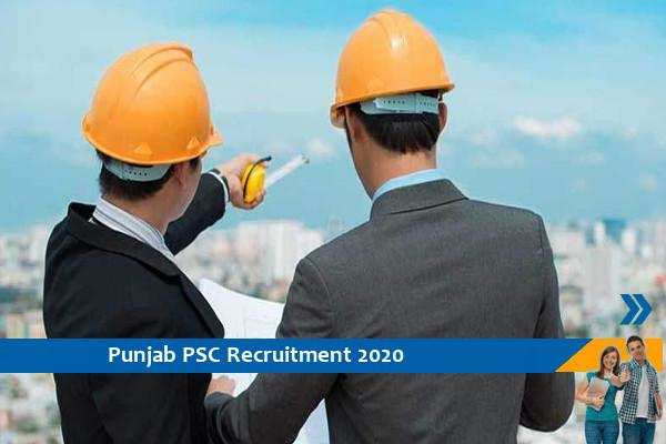 Recruitment to the post of Junior Engineer in Punjab PSC