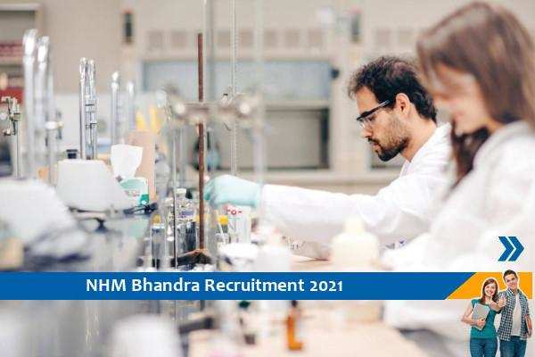 NHM Bhandara Recruitment for Lab Technician Posts