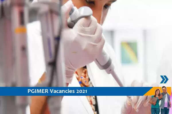 Recruitment for the post of Research Associate in PGIMER Chandigarh