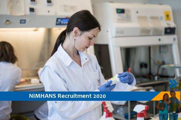 Recruitment to the post of scientist in NIMHANS