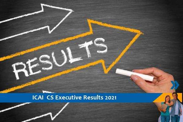 ICAI Results 2021- CS Exam 2020 Results Released, Click here for Results