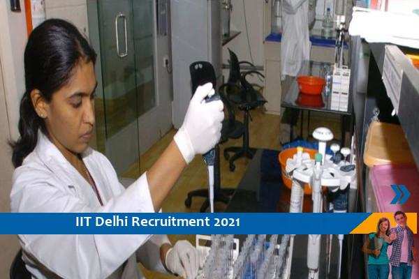IIT Delhi Recruitment for the post of Senior Project Scientist
