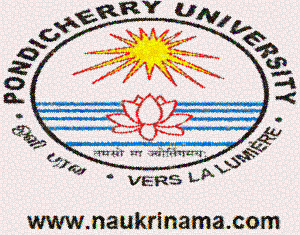 Pondicherry University Recruitment 2015 for Project Fellow