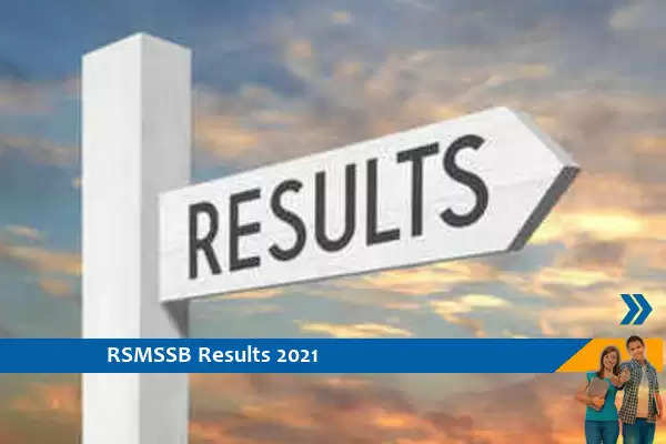 RSMSSB Results 2021-Stenographer Exam 2018 Result Out, Click Here for Result